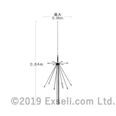 スーパーディスコーンアンテナ(固定局用)