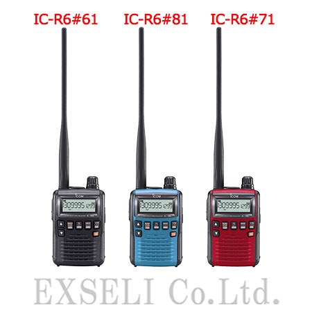 週末値下げ　ICOM IC-R6 トランシーバー ICOM IC-R6 アイコム広帯域受信機ミニアンテナ付エアバンド最新