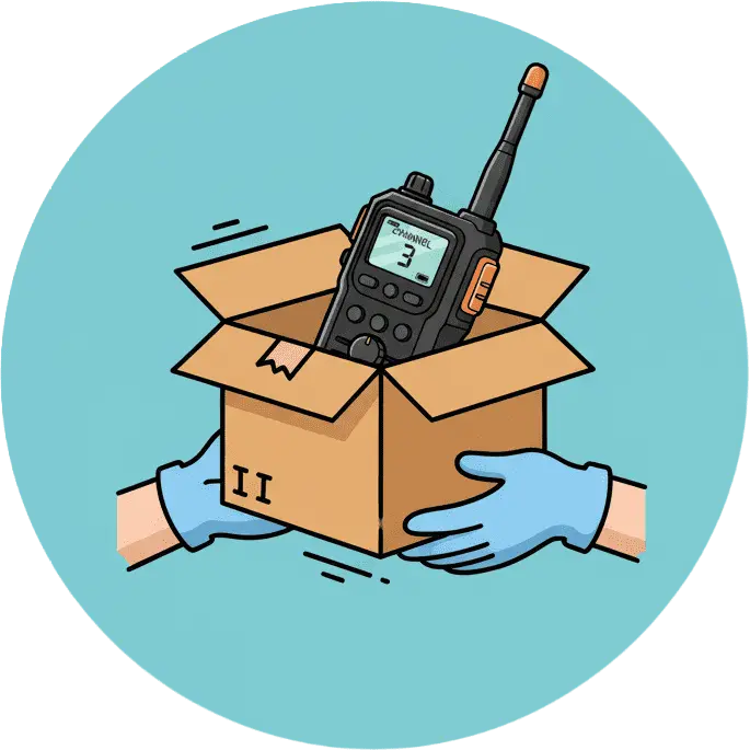 お届けのイラスト