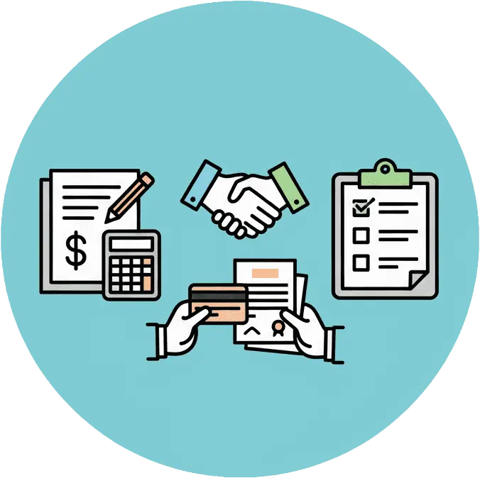 見積りのイラスト