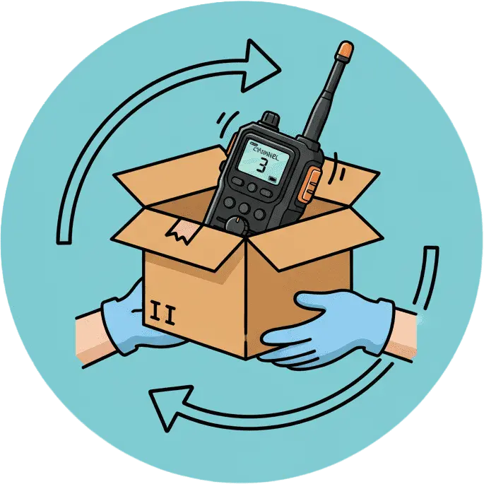 返却のイラスト