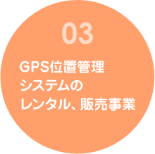 GPS位置管理システムのレンタル、販売事業